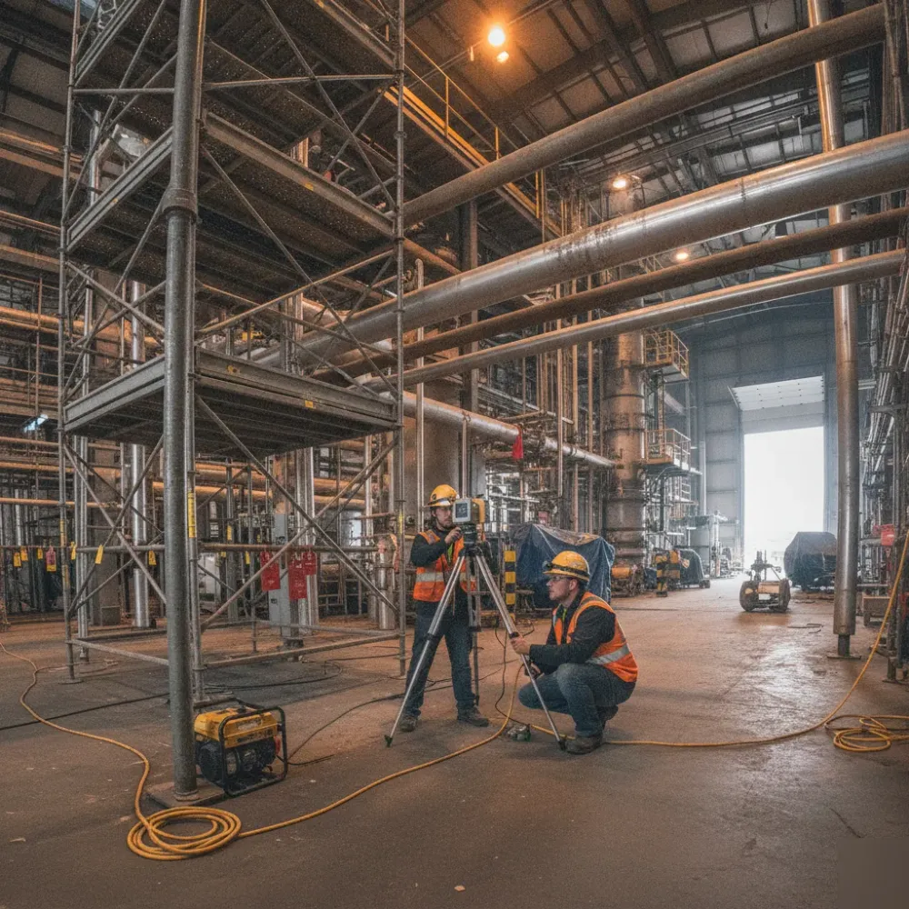 Scanning equipment during a Calgary refinery turnaround window